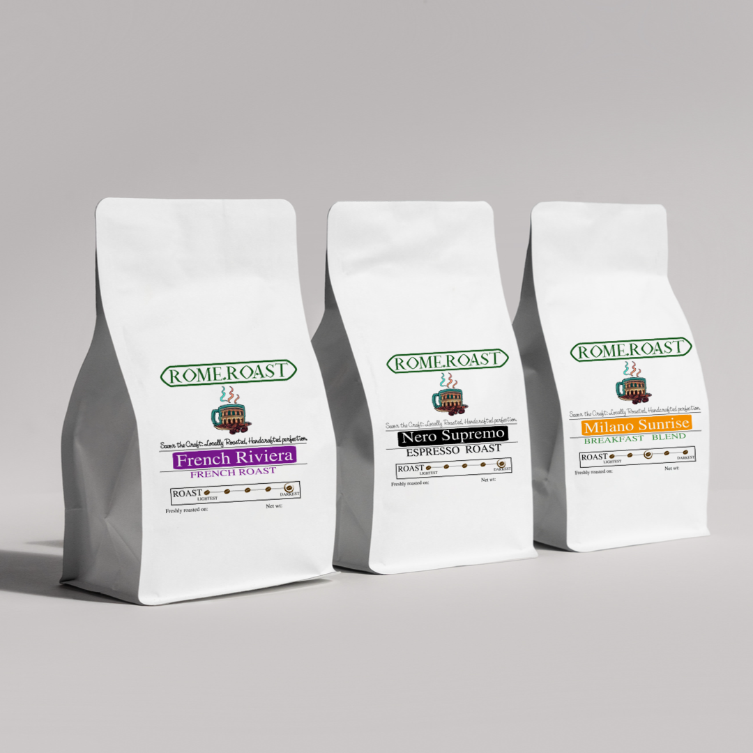 Coffee Sampler Journey: Roastmaster’s Signature Blends (12oz)